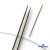 Спицы для вязания металлические d-2.5 мм круговые на тросике 53 см - купить в Глазове. Цена: 53.90 руб.