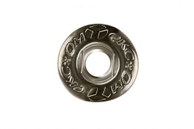 Кнопка металлическая "Альфа" с пружиной, 15 мм (уп. 720+/-20 шт), цвет никель - купить в Глазове. Цена: 1 466.73 руб.