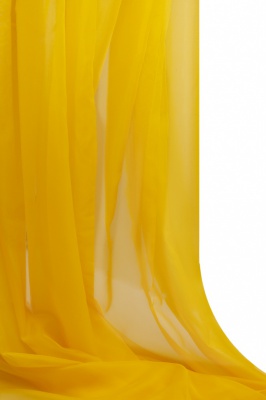 Портьерный капрон 13-0858, 47 гр/м2, шир.300см, цвет 21/жёлтый - купить в Глазове. Цена 137.27 руб.