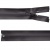 Молния водонепроницаемая PVC Т-7, 60 см, разъемная, цвет (301) т.серый - купить в Глазове. Цена: 49.39 руб.