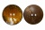 Деревянные украшения для рукоделия пуговицы "Кокос" #4 - купить в Глазове. Цена: 66.23 руб.