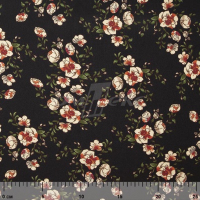 Плательная ткань "Фламенко" 3.1, 80 гр/м2, шир.150 см, принт растительный - купить в Глазове. Цена 239.03 руб.