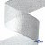 Лента металлизированная "ОмТекс", 50 мм/уп.22,8+/-0,5м, цв.- серебро - купить в Глазове. Цена: 149.71 руб.