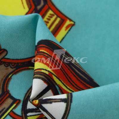 Плательная ткань "Фламенко" 16.2, 80 гр/м2, шир.150 см, принт этнический - купить в Глазове. Цена 241.49 руб.