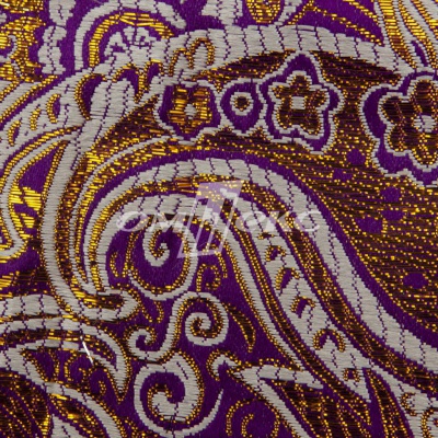 Ткань костюмная жаккард №9, 140 гр/м2, шир.150см, цвет фиолет - купить в Глазове. Цена 387.20 руб.