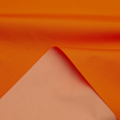 Поли понж (Дюспо) 17-1350, PU/WR, 65 гр/м2, шир.150см, цвет оранжевый - купить в Глазове. Цена 82.93 руб.