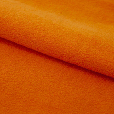 Флис DTY 16-1358, 250 г/м2, шир. 150 см, цвет оранжевый - купить в Глазове. Цена 640.46 руб.