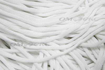 Шнур Т-02 (4с2) мелкое плетение 4мм 100 м белый - купить в Глазове. Цена: 2.50 руб.