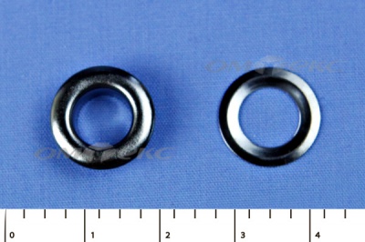 Люверсы металлические, блочка/кольцо, №5 (8 мм) упак.1000 шт- цв.никель - купить в Глазове. Цена: 392 руб.