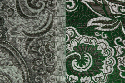 Ткань костюмная жаккард, 135 гр/м2, шир.150см, цвет зелёный№4 - купить в Глазове. Цена 441.94 руб.