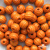 0309-Бусины деревянные "ОмТекс", 16 мм, упак.50+/-3шт, цв.003-оранжевый - купить в Глазове. Цена: 62.22 руб.