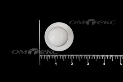 Пуговица поварская "Пукля", 10 мм, цвет белый - купить в Глазове. Цена: 2.28 руб.