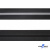 Рулонная молния с покрытием PVC спираль тип 3 (упак.270м) -черная с полосой СВО - купить в Глазове. Цена: 12.74 руб.