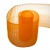 Лента капроновая "Гофре", шир. 110 мм/уп. 50 м, цвет оранжевый - купить в Глазове. Цена: 26.93 руб.