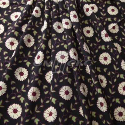 Плательная ткань "Фламенко" 10.1, 80 гр/м2, шир.150 см, принт растительный - купить в Глазове. Цена 241.49 руб.