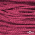 Шнур плетеный d-6 мм, 70% хлопок 30% полиэстер, уп.90+/-1 м, цв.1068-фуксия - купить в Глазове. Цена: 588 руб.