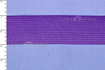 Окантовочная тесьма №0225, шир. 22 мм (в упак. 100 м), цвет фиолет - купить в Глазове. Цена: 271.60 руб.