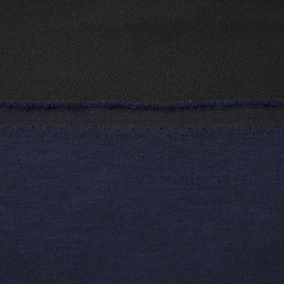 Ткань костюмная 26150 2009, 214 гр/м2, шир.150см, цвет т.синий - купить в Глазове. Цена 362.24 руб.