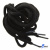 Шнурки #106-09, круглые 130 см, цв.чёрный - купить в Глазове. Цена: 21.92 руб.