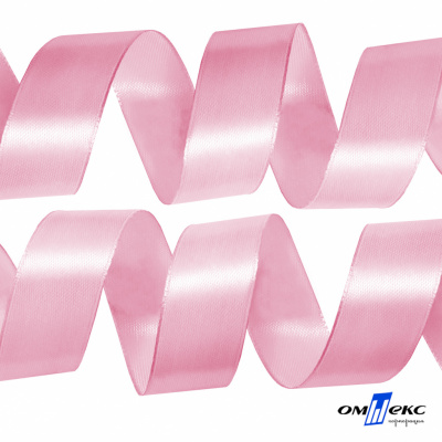 050-нежно-розовый Лента атласная упаковочная (В) 85+/-5гр/м2, шир.50 мм (1/2), 25+/-1 м - купить в Глазове. Цена: 120.46 руб.