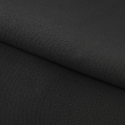 Костюмная ткань "Элис", 200 гр/м2, шир.150см, цвет чёрный - купить в Глазове. Цена 306.20 руб.