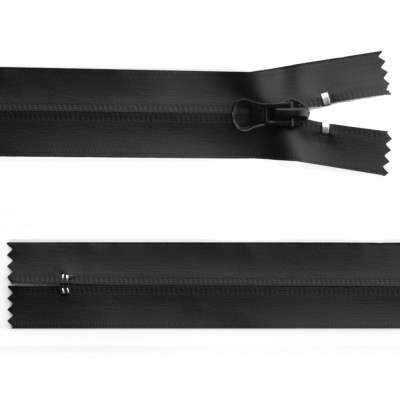 Молния водонепроницаемая PVC Т-7, 20 см, неразъемная, цвет чёрный - купить в Глазове. Цена: 21.56 руб.