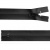 Молния водонепроницаемая PVC Т-7, 20 см, неразъемная, цвет чёрный - купить в Глазове. Цена: 21.56 руб.