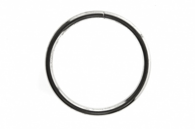 Кольцо металлическое №40 мм, цв.-никель - купить в Глазове. Цена: 4.45 руб.