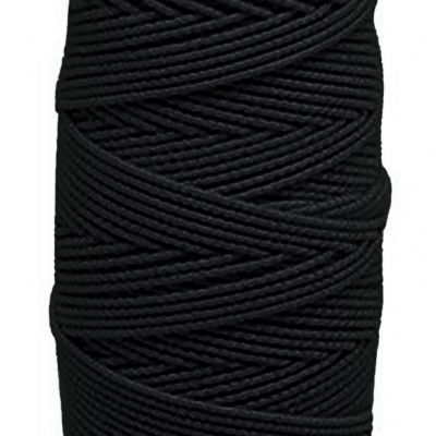 Нитка - резинка Спандекс 25 м (уп-10шт)-чёрные - купить в Глазове. Цена: 36.02 руб.