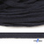 Шнур плетеный d-8 мм плоский, 70% хлопок 30% полиэстер, уп.85+/-1 м, цв.1010-т.синий - купить в Глазове. Цена: 735 руб.