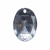 Стразы пришивные акриловые арт.#39/10 - "Кристал", 10х14 мм - купить в Глазове. Цена: 0.69 руб.