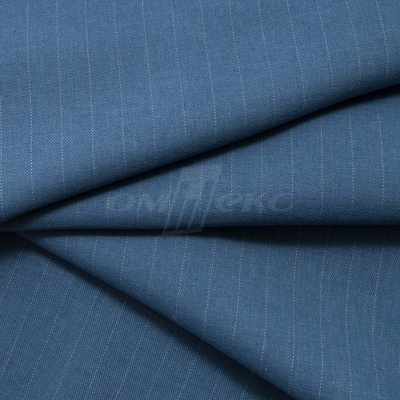 Костюмная ткань "Жаклин", 188 гр/м2, шир. 150 см, цвет серо-голубой - купить в Глазове. Цена 430.84 руб.