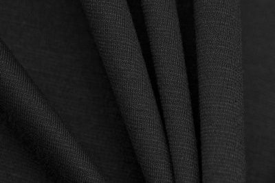 Трикотаж "Grange" BLACK 1# (2,38м/кг), 280 гр/м2, шир.150 см, цвет чёрно-серый - купить в Глазове. Цена 870.01 руб.