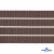 Репсовая лента 005, шир. 6 мм/уп. 50+/-1 м, цвет коричневый - купить в Глазове. Цена: 88.45 руб.