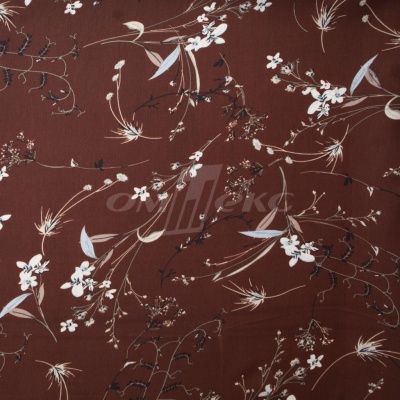Плательная ткань "Фламенко" 2.2, 80 гр/м2, шир.150 см, принт растительный - купить в Глазове. Цена 239.03 руб.