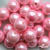 0404-00108-Бусины пластиковые под жемчуг "ОмТекс", 16 мм, (уп.50гр=24+/-1шт) цв.101-св.розовый - купить в Глазове. Цена: 44.18 руб.