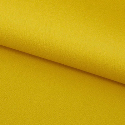 Креп стрейч Амузен 14-0756, 85 гр/м2, шир.150см, цвет жёлтый - купить в Глазове. Цена 194.07 руб.