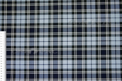 Ткань костюмная клетка Т7274 2004, 220 гр/м2, шир.150см, цвет т.синий/гол/бел - купить в Глазове. Цена 