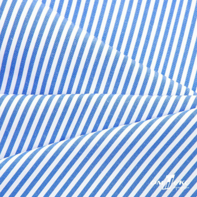 Ткань сорочечная Полоска Кенди, 115 г/м2, 58% пэ,42% хл, шир.150 см, цв.3-синий, (арт.110) - купить в Глазове. Цена 306.69 руб.