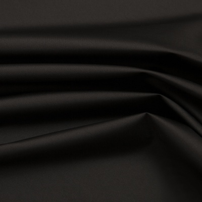 Курточная ткань Дюэл (дюспо), PU/WR/Milky, 80 гр/м2, шир.150см, цвет чёрный - купить в Глазове. Цена 141.80 руб.