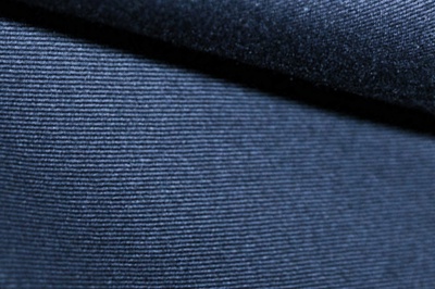 Ткань костюмная 8874/3, цвет темно-синий, 100% полиэфир - купить в Глазове. Цена 433.60 руб.