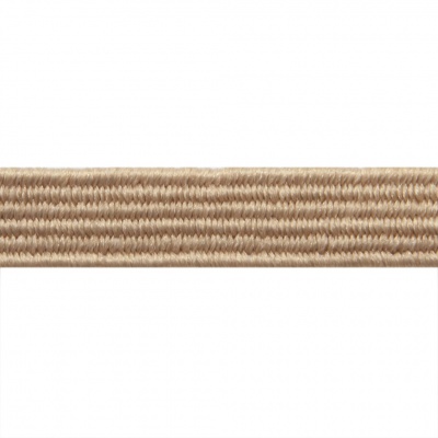 Резиновые нити с текстильным покрытием, шир. 6 мм ( упак.30 м/уп), цв.- 97-бежевый - купить в Глазове. Цена: 152.05 руб.