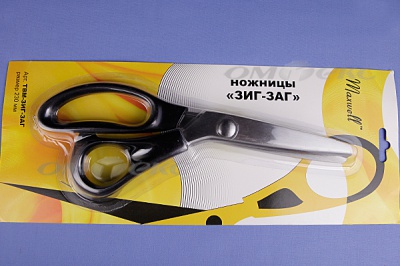 Ножницы ЗИГ-ЗАГ "MAXWELL" 230 мм - купить в Глазове. Цена: 1 041.25 руб.