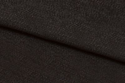 Ткань джинсовая №96, 160 гр/м2, шир.148см, цвет чёрный - купить в Глазове. Цена 350.42 руб.
