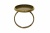Заготовка для рукоделия металлическая фигурная для кольца 15мм - купить в Глазове. Цена: 7.44 руб.