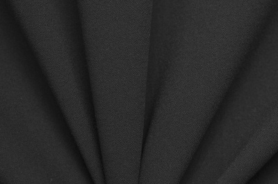 Костюмная ткань с вискозой "Бриджит", 210 гр/м2, шир.150см, цвет чёрный - купить в Глазове. Цена 564.96 руб.