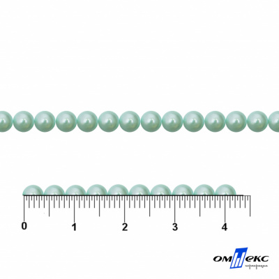 0404-5146G-Полубусины пластиковые круглые "ОмТекс", 4 мм, (уп.50гр=2500+/-10шт), цв.086-бл.бирюза - купить в Глазове. Цена: 63.50 руб.
