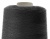 Швейные нитки (армированные) 28S/2, нам. 2 500 м, цвет чёрный - купить в Глазове. Цена: 139.91 руб.