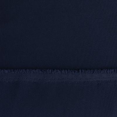 Костюмная ткань "Элис", 220 гр/м2, шир.150 см, цвет т.синий - купить в Глазове. Цена 308 руб.