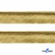 Кант атласный 136, шир. 12 мм (в упак. 65,8 м), цвет золото - купить в Глазове. Цена: 433.08 руб.